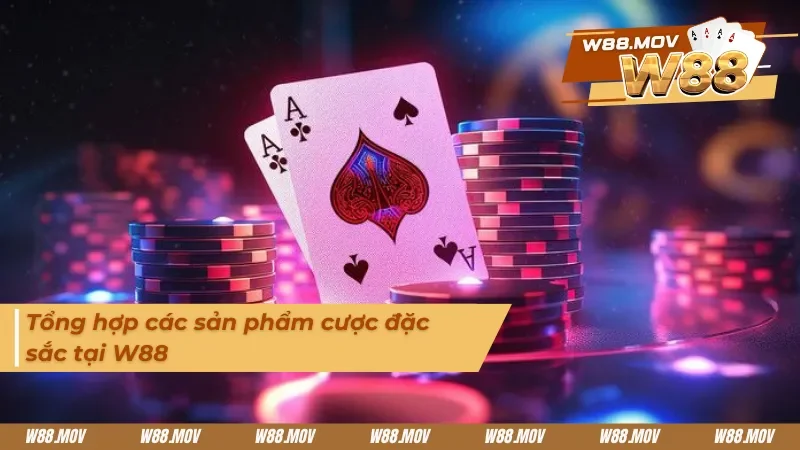 Khám phá các sản phẩm cược tại nhà cái W88